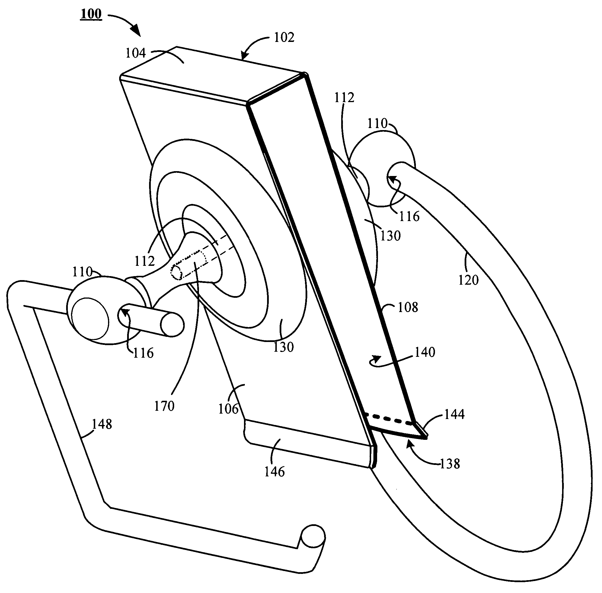 US-7322551-B2 figure 2