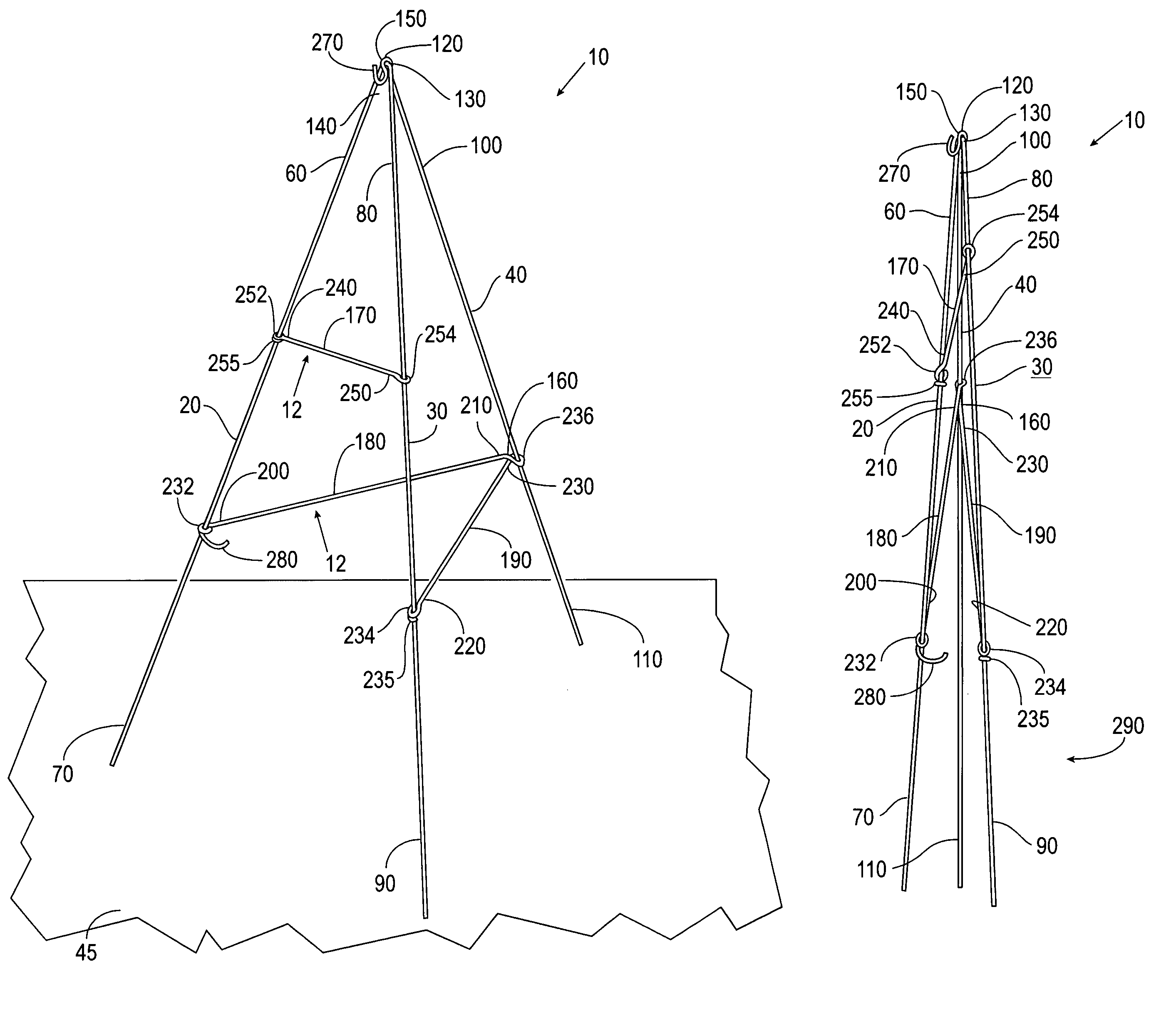 US-7726622-B2 figure 2