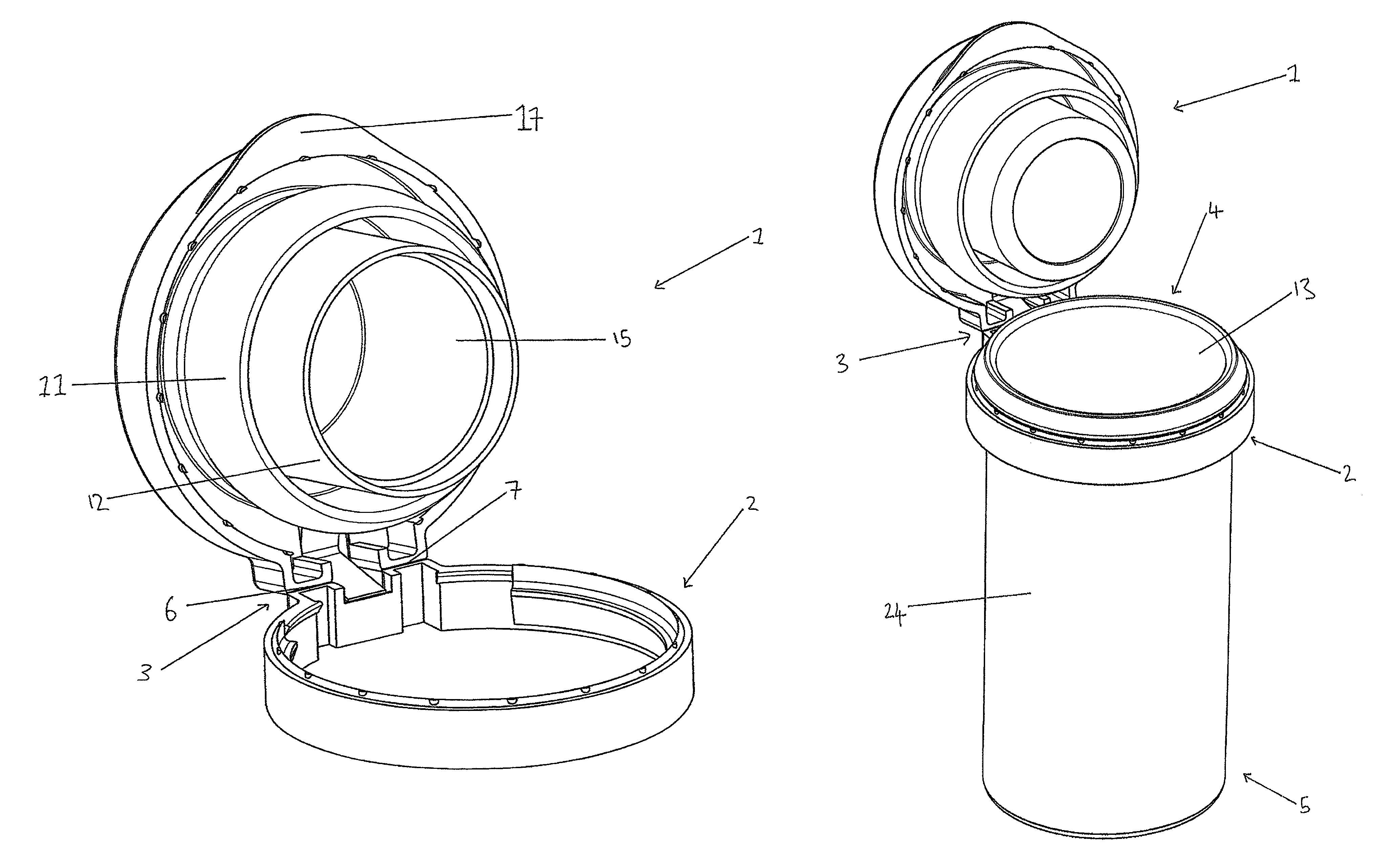 US-8365932-B2 figure 2