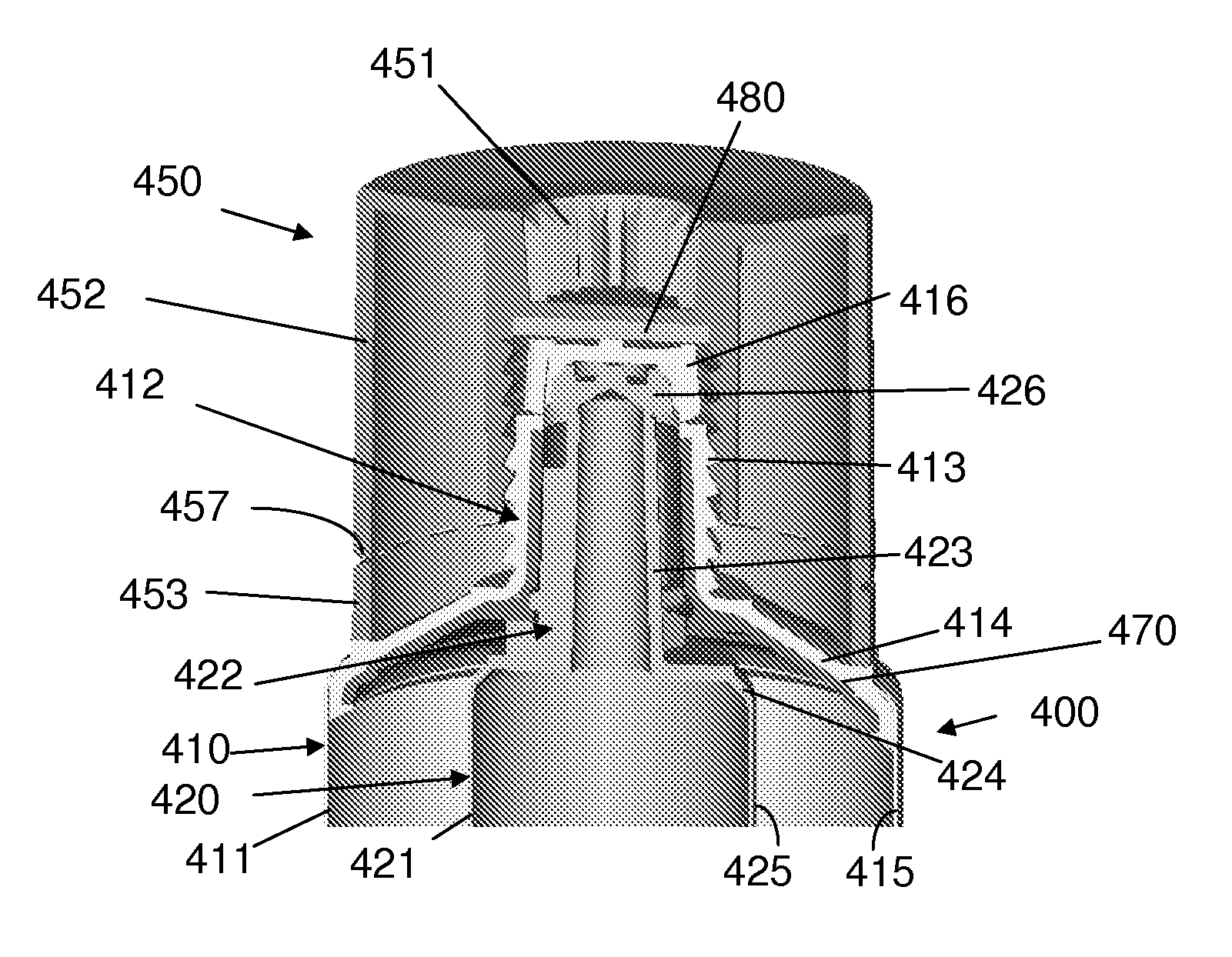 US-8622245-B2 figure 2